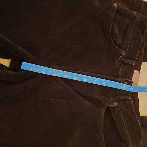 Everlane Corduroy Black Baby Cord Highrise Straight Leg Pants Size 28 - Picture 4 of 11